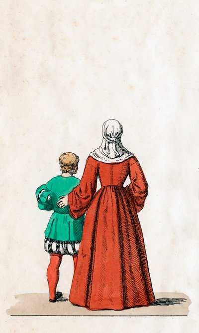 Costumes de théâtre pour la pièce de Shakespeare, Henry VIII, 19ème siècle - Unbekannt
