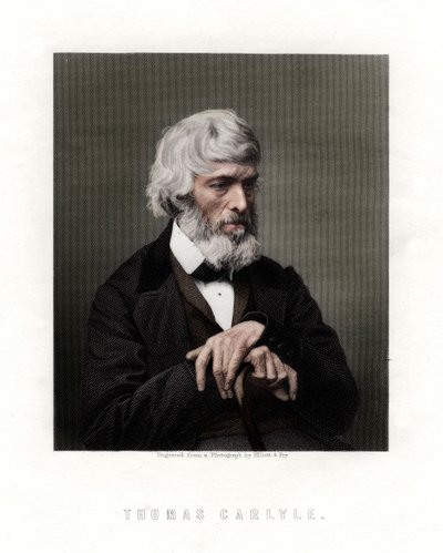 Thomas Carlyle, essayiste, satiriste et historien écossais, milieu-fin 19e siècle - Unbekannt