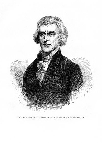 Thomas Jefferson, troisième président des États-Unis, 1872 - Unbekannt