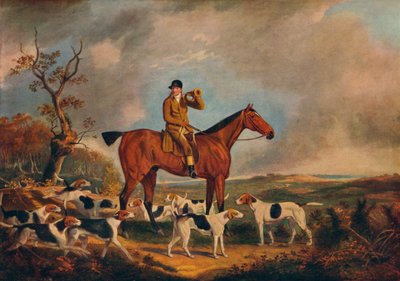 Thomas Oldaker sur Pickle avec ses chiens, 19e siècle, 1922 - Unbekannt