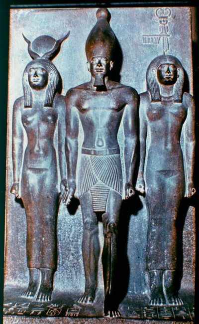Trois figures égyptiennes, Égypte, 2600 av. J.-C. - Unbekannt
