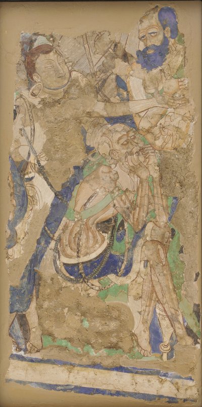 Trois figures, de la grotte 224, IVe-VIe siècle - Unbekannt
