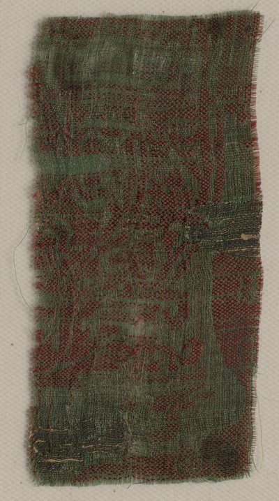 Trois fragments de soie gothique italienne, 14e siècle - Unbekannt