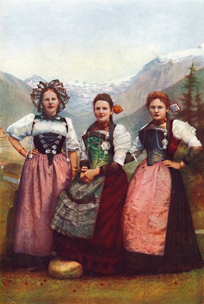 Trois filles suisses, 1912 - Unbekannt