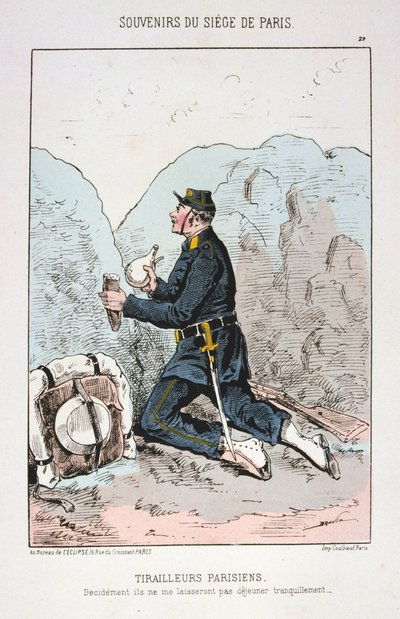 Tirailleurs parisiens, Siège de Paris, 1870-1871 - Unbekannt