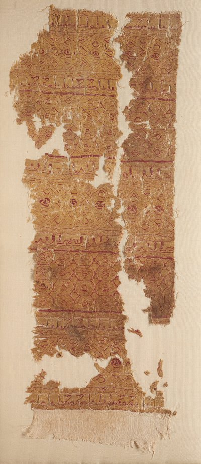 Tiraz avec bandes de guillochis denses, 1100s - Unbekannt