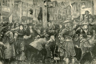 Titus Oates au pilori, 1685, 1890 - Unbekannt