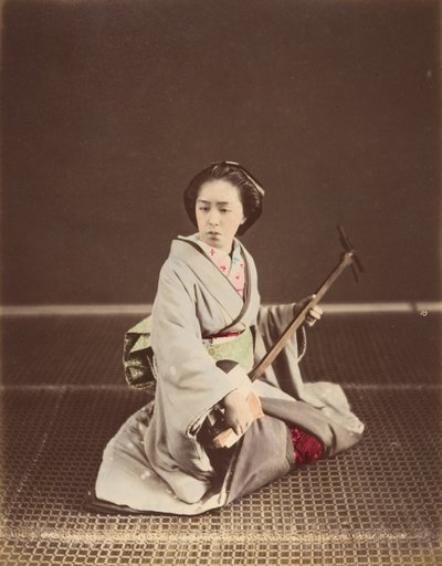 [Tokyo Geisha avec Shamisen], années 1870 - Unbekannt