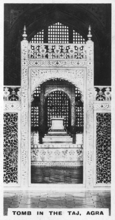 Tombeau dans le Taj, Agra, Uttar Pradesh, Inde, vers 1925 - Unbekannt