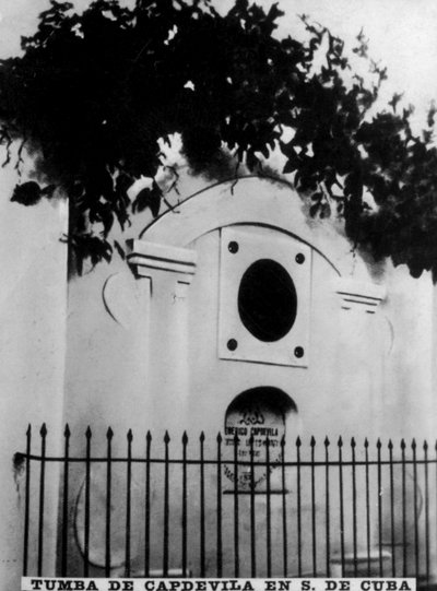 Tombe de Capdevila à Santiago de Cuba, 1871, années 1920 - Unbekannt