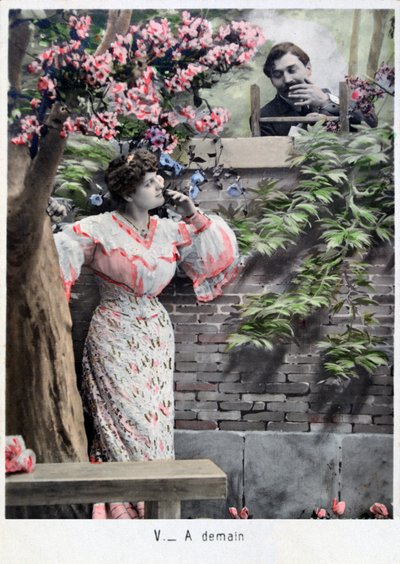 Demain, carte postale française vintage - Unbekannt