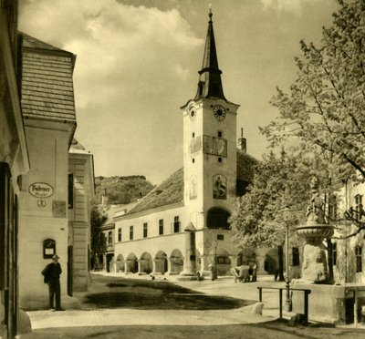 Hôtel de ville, Gumpoldskirchen, Mödling, Basse-Autriche, vers 1935 - Unbekannt