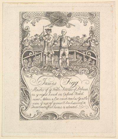 Carte de visite pour James Figg - Unbekannt