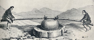 Trapiche ou moulin utilisé aux Lavaderos ou lavages d