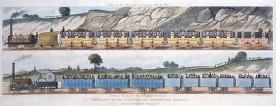 Voyage sur le chemin de fer Liverpool et Manchester - Unbekannt
