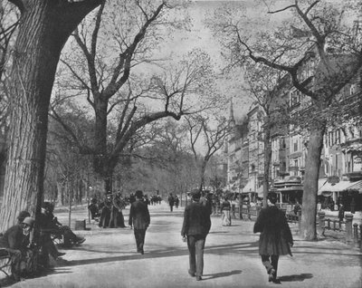 Tremont Street et The Common, Boston, USA, vers 1900 - Unbekannt