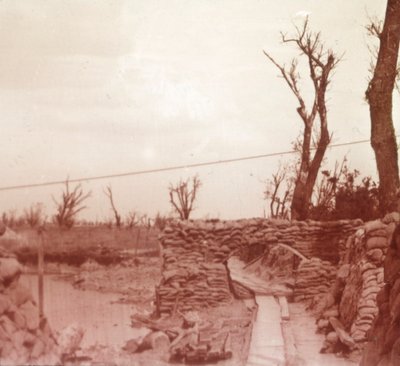 Tranchées, Dixmude, Belgique, vers 1914-1918 - Unbekannt