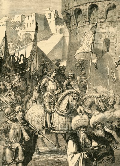 Entrée triomphale de Richard Ier et Philippe Auguste à Acre, 1191 - Unbekannt