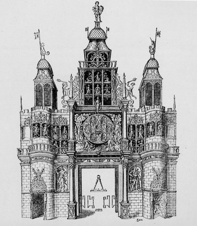 Arc de triomphe érigé lors du couronnement du roi Jacques Ier - Unbekannt