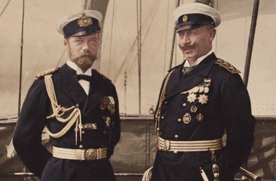 Tsar Nicolas II et Kaiser Wilhelm II à Björkö, 1905 - Unbekannt