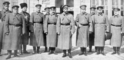 Tsar Nicolas II de Russie et ses généraux et état-major, 1917 - Unbekannt