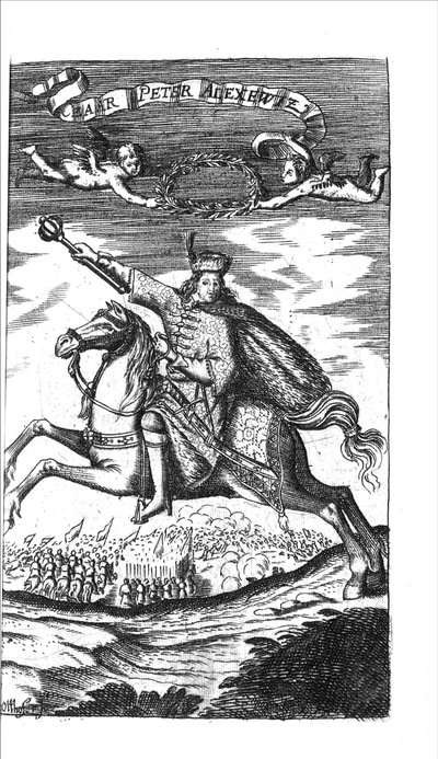 Tsar Pierre I Alexeyevich de Georg Adam Schleissing Derer beyden Czaaren in Reussland Iwan und Peter Alexewiz, 1693 - Unbekannt