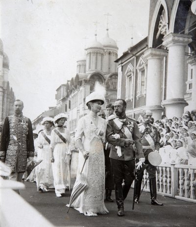 Famille des tsars lors des célébrations du 300e anniversaire de la maison Romanov, Russie, 1913 - Unbekannt