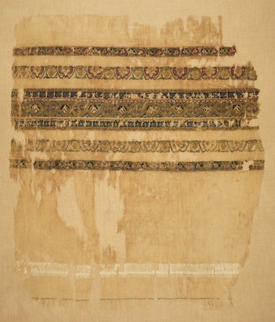 Turban ou extrémité de châle avec tiraz et or, 1094 - Unbekannt