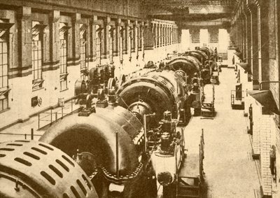 Turbo-générateurs à la centrale électrique de Neasden, Metropolitan Railway, 1930 - Unbekannt