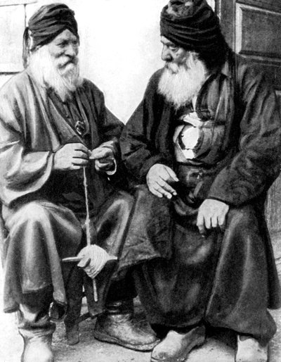 Hommes chypriotes turcs filant, 1936 - Unbekannt
