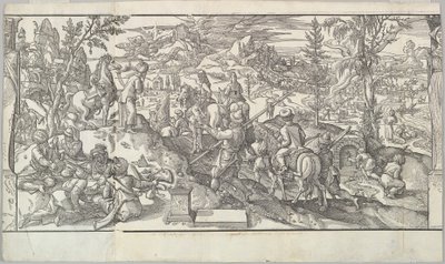 Soldats turcs au repos du frise Ces Moeurs et façons de faire des Turcs Coutumes..., 1553 - Unbekannt