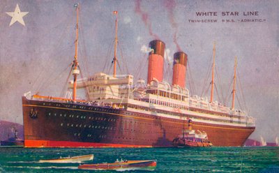 RMS Adriatic à double hélice de la White Star Line, vers 1907 - Unbekannt