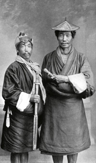 Deux hommes Sikkimais, c1910 - Unbekannt
