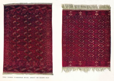 Deux tapis Tekke Turkoman, c1800 - Unbekannt