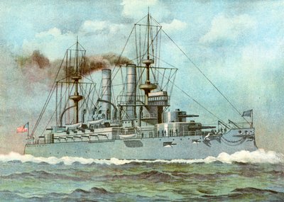 USS Kearsarge, cuirassé américain, 1898 - Unbekannt