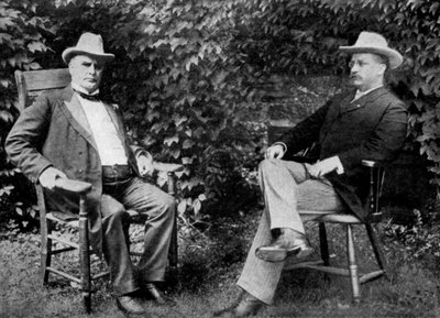 Le président américain William McKinley et le vice-président Theodore Roosevelt, 1899 1951 - Unbekannt