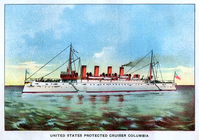 Croiseur protégé des États-Unis Columbia, vers 1890 - Unbekannt