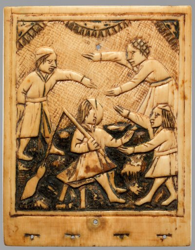 Feuille Supérieure de Cadran Solaire, allemand, vers 1500 - Unbekannt