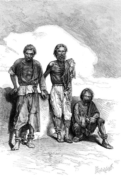 Forçats vagabonds, Chine, vers 1890 - Unbekannt
