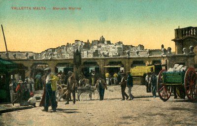 Valetta Malte - Mercato Marina, vers 1918-1939 - Unbekannt