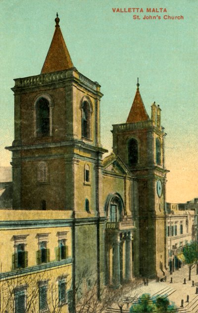 La Valette, Malte - Église Saint-Jean, vers 1918-vers 1939 - Unbekannt