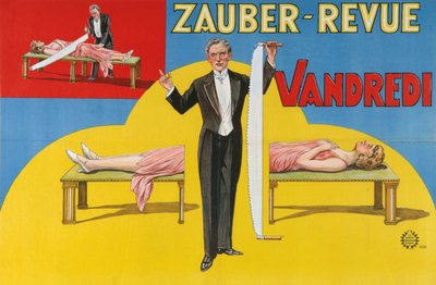 Affiche de la revue magique Vandredi, 1923 - Unbekannt