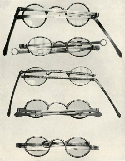 Divers types de lunettes...de la fin du 18e et début du 19e siècles - Unbekannt