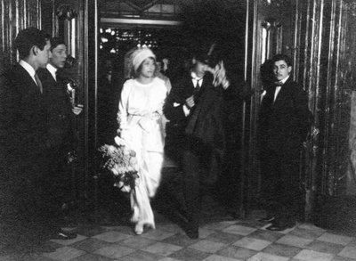 Vaslav Nijinsky et Romola de Pulszky le jour de leur mariage à Buenos Aires le 10 septembre 1913 - Unbekannt