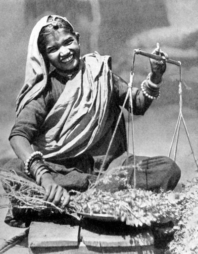 Vendeuse de légumes, Jaipur, Inde - Unbekannt