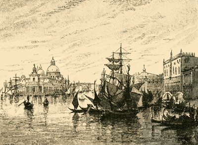 Venise : Vue depuis la Riva degli Schiavoni, 1890 - Unbekannt