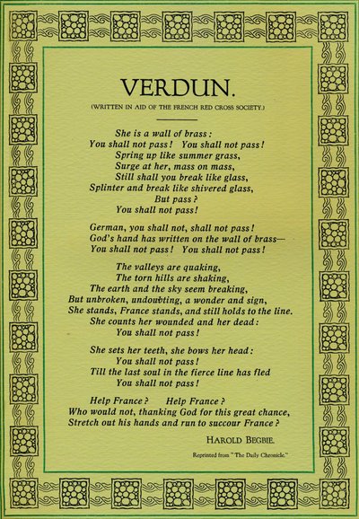 Verdun, 1916 - Unbekannt