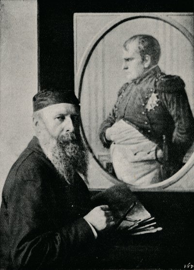 Verestchagin peignant un tableau de Napoléon, vers 1890, 1910 - Unbekannt