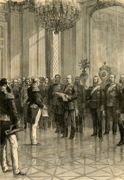 Versailles, 1871 : Proclamation du roi Guillaume empereur d