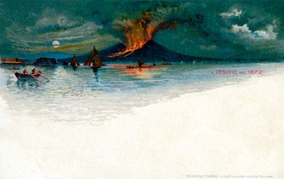 Le Vésuve en 1872 - Unbekannt